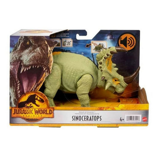 Jurassic World Figura Roar Strikes Sinoceratop Hdx43 Mattel
