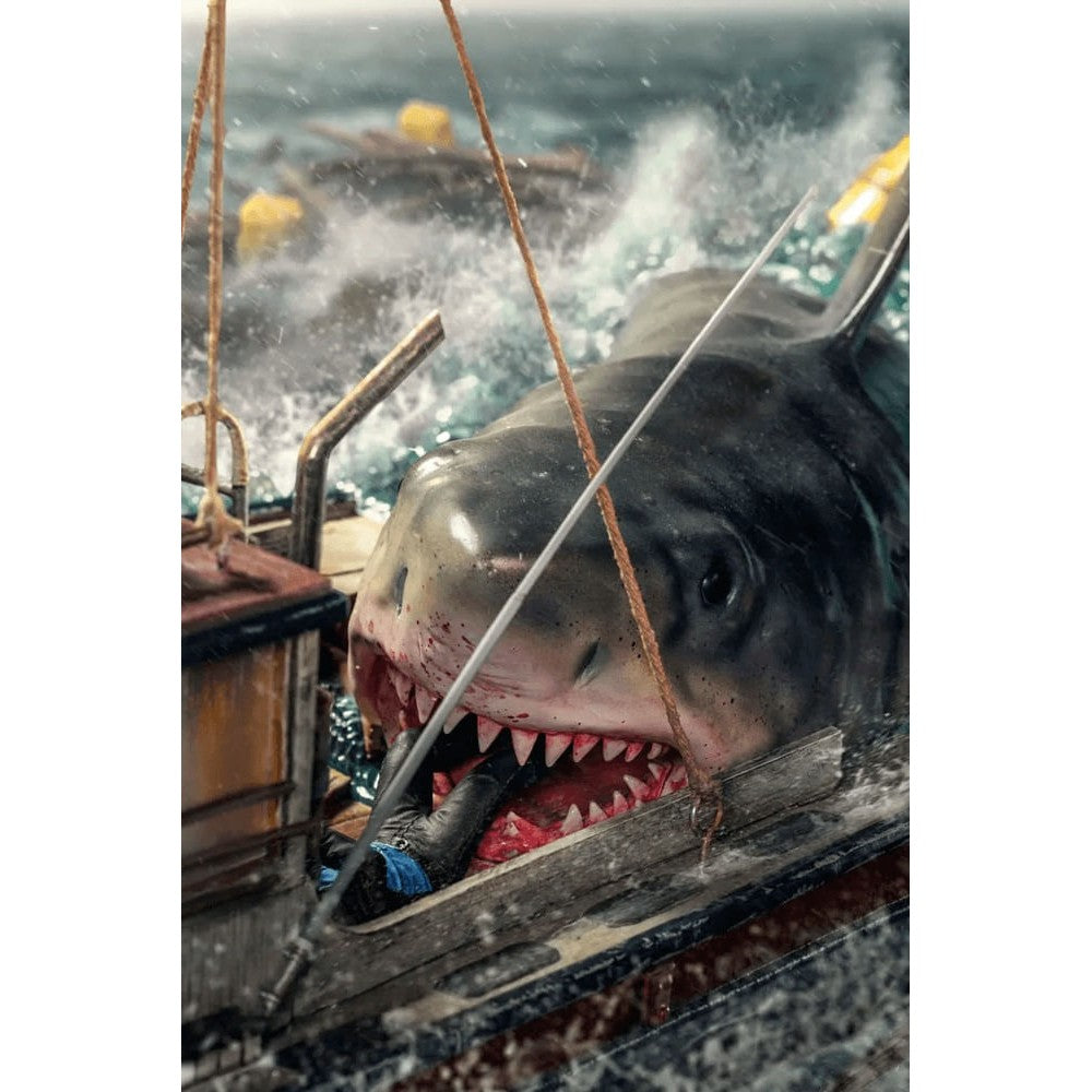 Escena Jaws Attack Demi Scale 1/20 Unjaws60121 Iron Studios