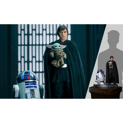 Luke R2-d2 And Grogu 1:4 The Mandalorian 49321 Iron Studios