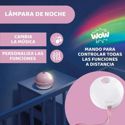Chicco First Dreams Movil Rainbow Cot Rosa 0m+ 110411
