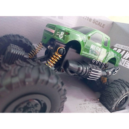 Camioneta Militar R/c 1:18 2.4ghz 726-804-3 North Sun Color Verde