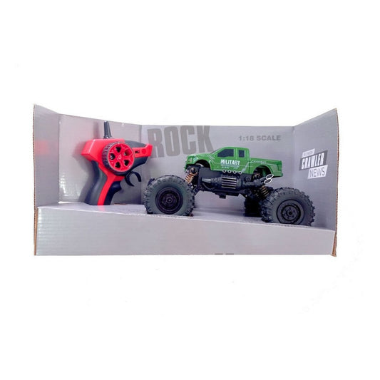 Camioneta Militar R/c 1:18 2.4ghz 726-804-3 North Sun Color Verde