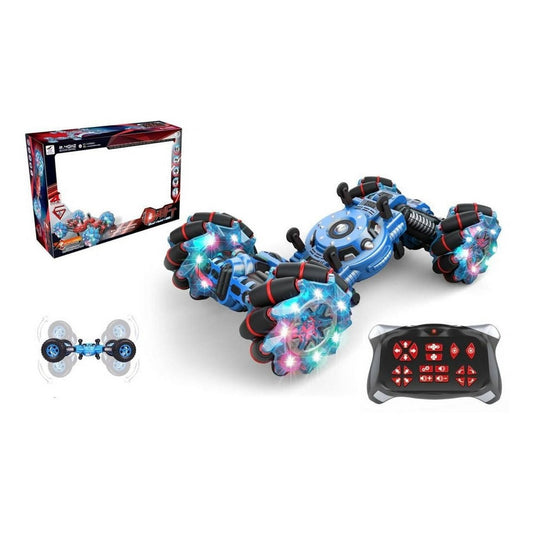 Auto Drift Flexible Acrobático Con Luz R/c 1:10 Zg-c1253 Ns Color Rojo