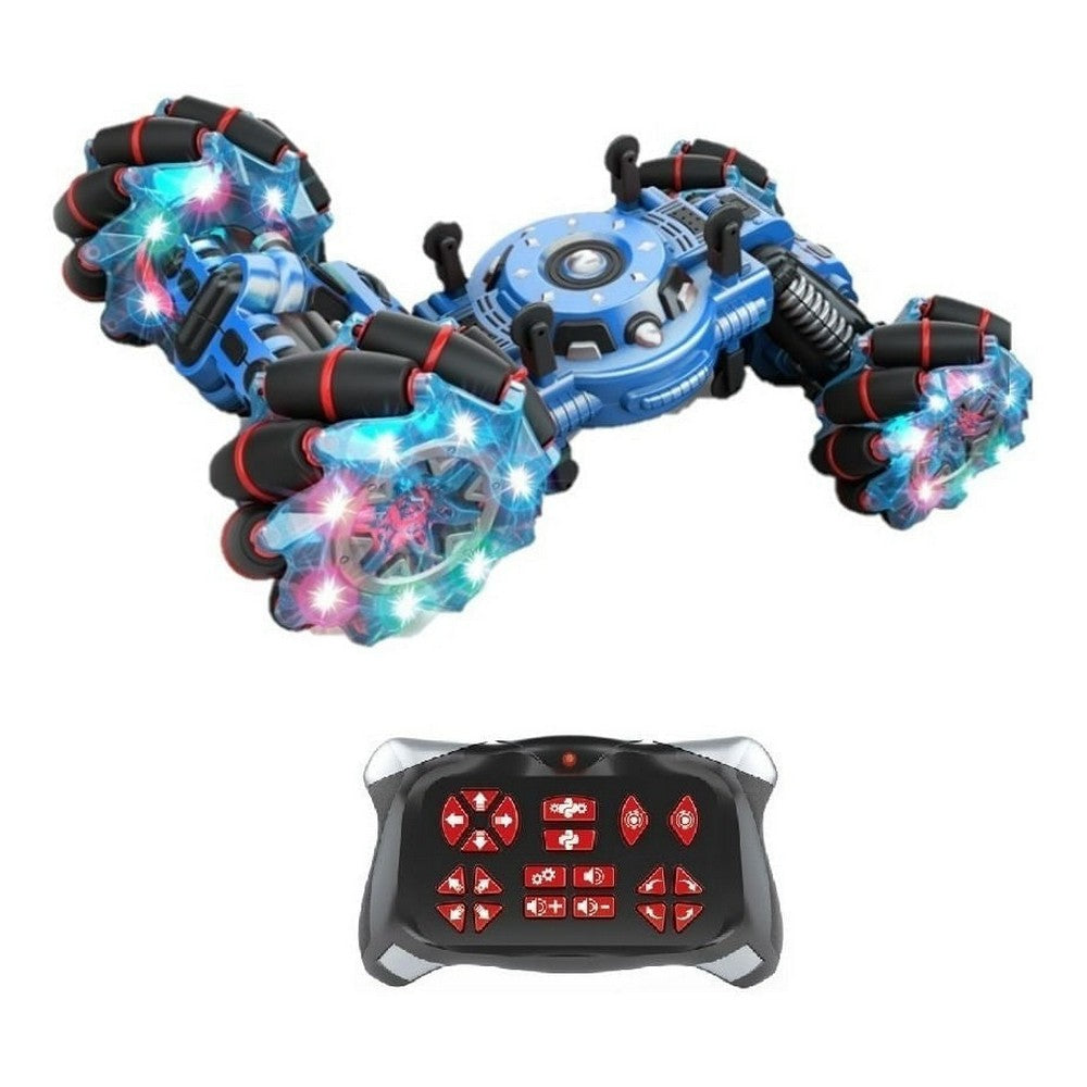 Auto Drift Flexible Acrobático Con Luz R/c 1:10 Zg-c1253 Ns Color Rojo