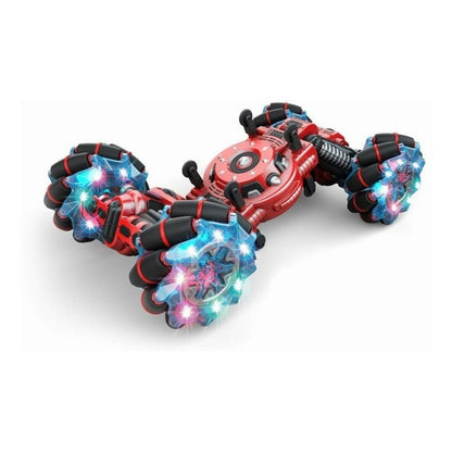 Auto Drift Flexible Acrobático Con Luz R/c 1:10 Zg-c1253 Ns Color Rojo