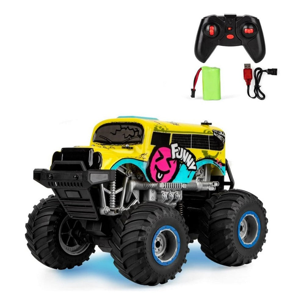 Camion Monstruo Funny Bus Graffiti Dancing Swing R/c 021447