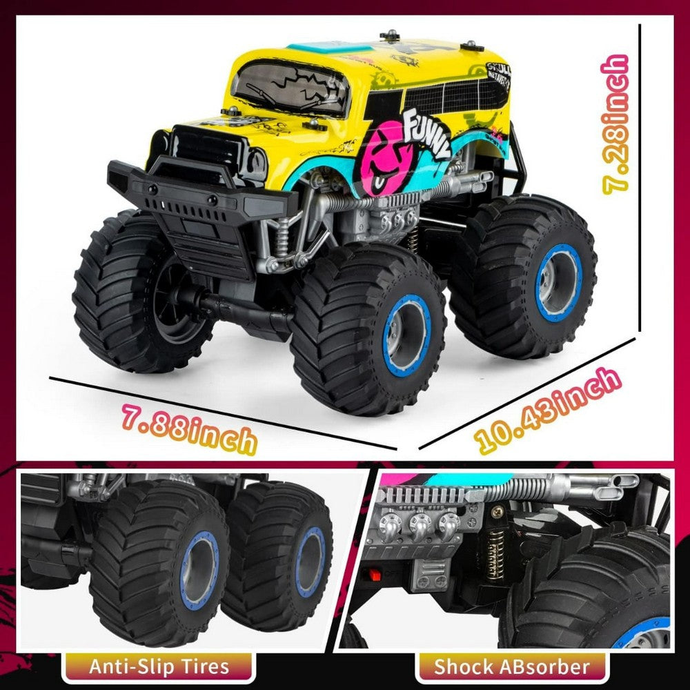 Camion Monstruo Funny Bus Graffiti Dancing Swing R/c 021447