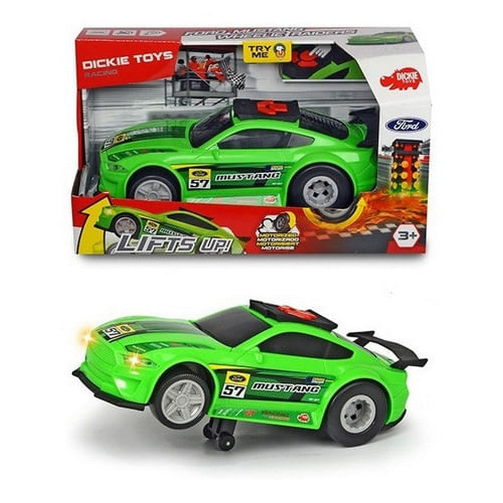 Dickie Toys Auto Luz Y Sonido Ford Mustang Wheelie Raiders