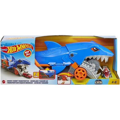 Hot Wheels Remolque Tiburón De Transporte Gvg36 Mattel