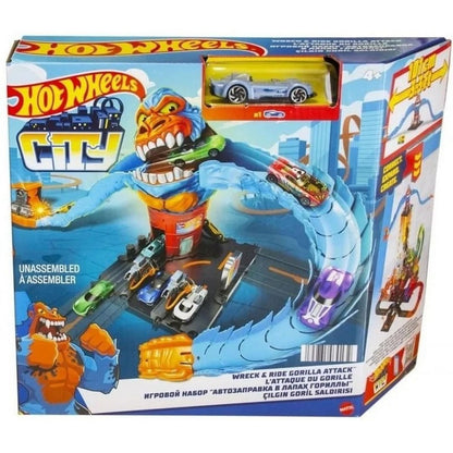 Hotwheels City Pista Gorilla Attack Hdr30 Mattel