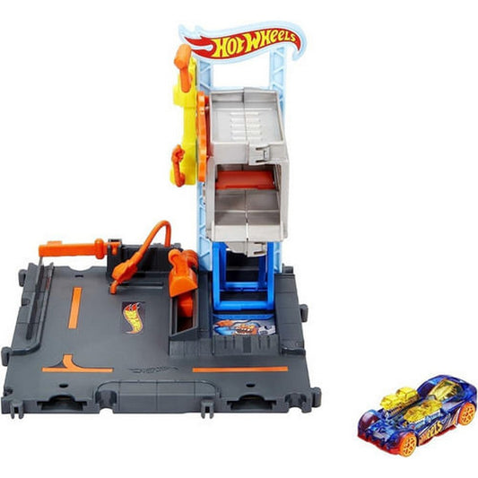 Hotwheels City Taller De Reparación Hdr25 Mattel