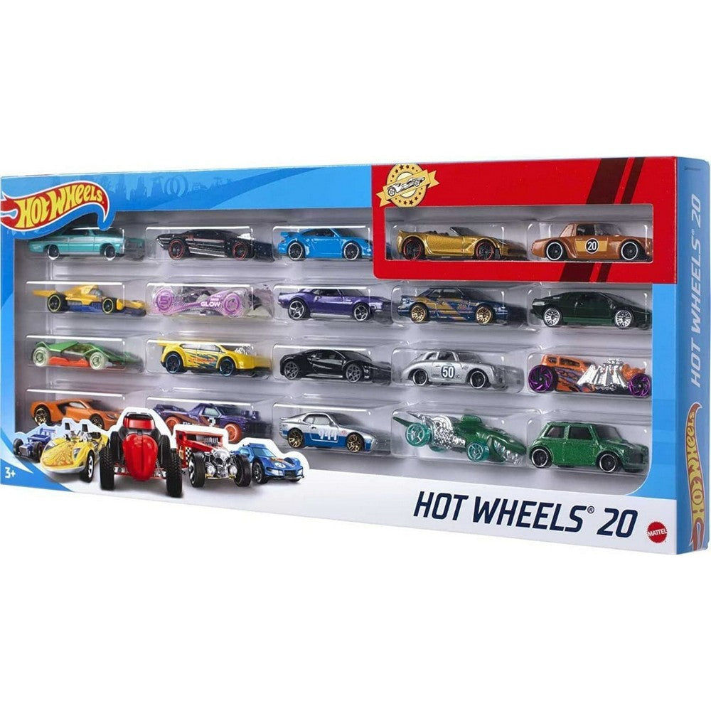 Hot Wheels Pack X 20 Autos Escala 1:64 H7045 Mattel