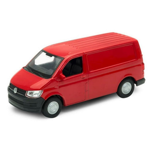 Welly 1:34 Volkswagen Transporter T6 Van Rojo 43762cw