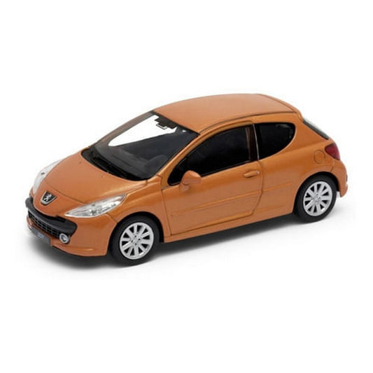 Welly 1:34 Peugeot 207 Naranja Metalizado 42370cw