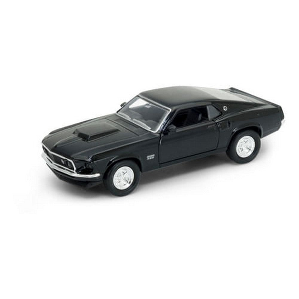 Welly 1:34 1969 Ford Mustang Boss 429 Negro 43713cw