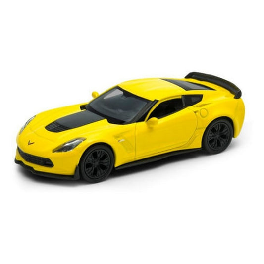 Welly 1:34 2017 Chevrolet Corvette Z06 Amarillo 43752cw
