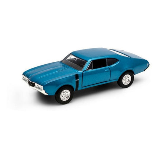Welly 1:34 1968 Oldsmobile 442 Celeste 43711cw