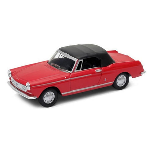 Welly 1:34 Peugeot 404 Cabriolet (soft Top) Rojo 43604h-cw