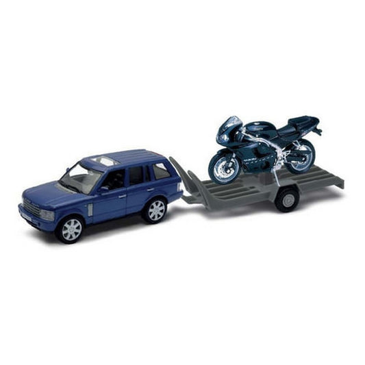 Welly Land Rover Range Rover+triumph 2002 Daytona 955i 39882