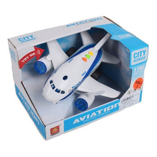 Avión A Fricción C/luz Y Sonido 1694720