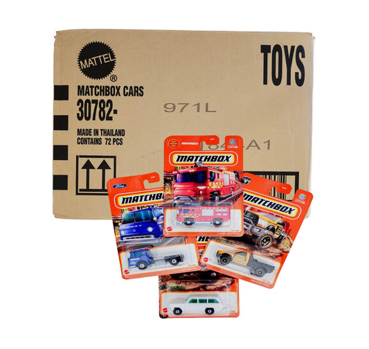 Matchbox Pack X72 Autos Individuales 30782 Mattel
