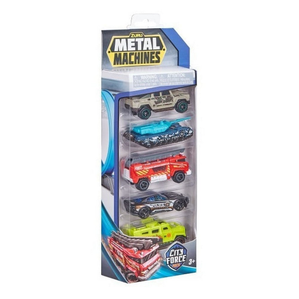 Metal Machines City Pack X 5 Autos Serie 2 6767