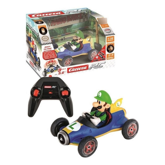 Carrera Go Mario Kart Mach 8 R/c Luigi 370181067 Color Azul