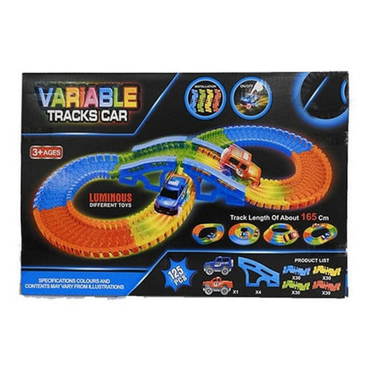Pista Flexible 125 Pcs Con 1 Auto Luminoso 1728486