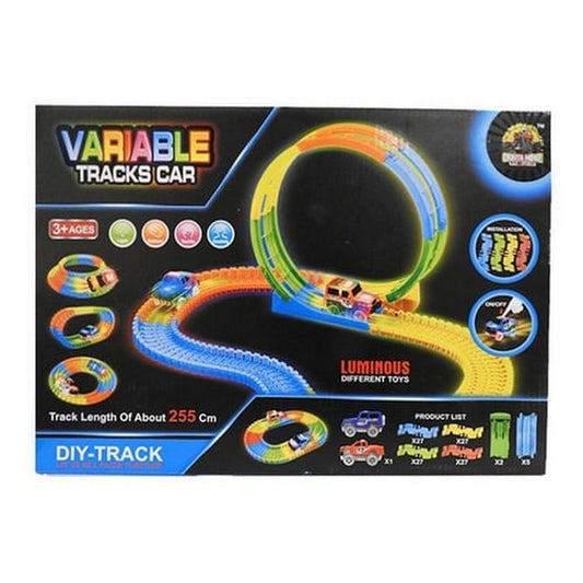 Pista Flexible 92 Pcs Con 1 Auto Luminoso 1728491 Color