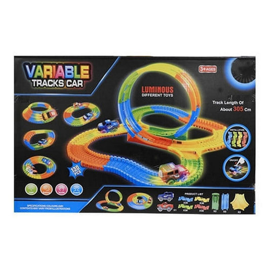 Pista Flexible 130 Pcs Con 1 Auto Luminoso 1728496