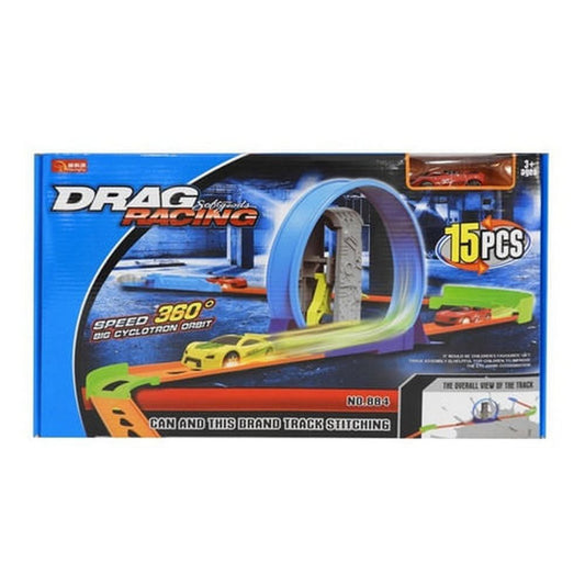 Pista De Auto Drag Racing 15 Pzs 1776059