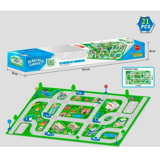 Pista De Autos Parking Armable De 97 Cm 1854327