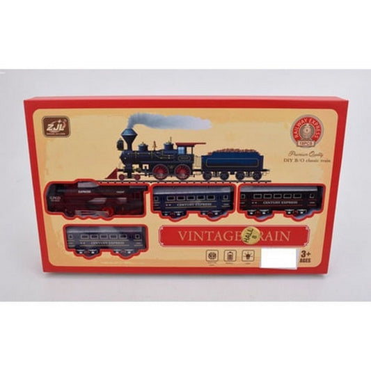 Pista De Trenes Vintage C/luz Y Sonido 18 Ps 1880149