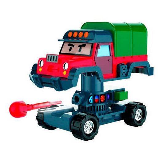 Robocar Poacher Vehículo Transformable 83360 Color Verde