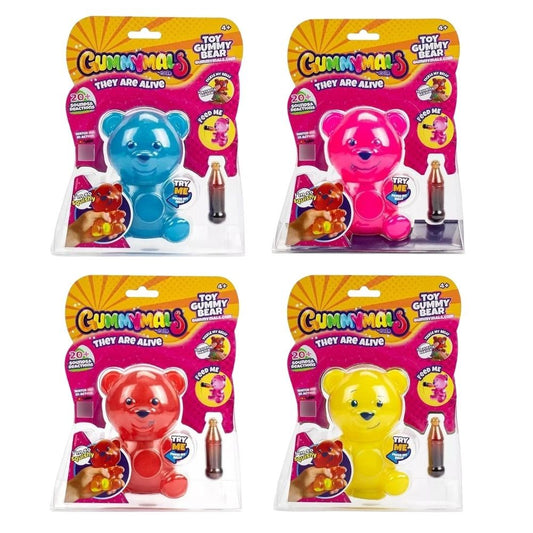 Combo Gummymals X 4 Osos Mascotas Interactivas Gum001
