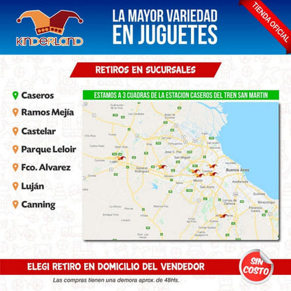 Ametralladora con Luz Y Sonido + 3 Accesorios 1611181 E.norm