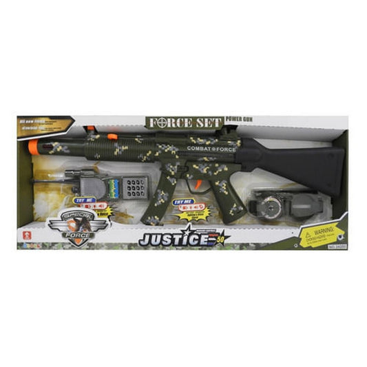 Ametralladora con Luz Y Sonido + 2 Accesorios 1611182 E.n