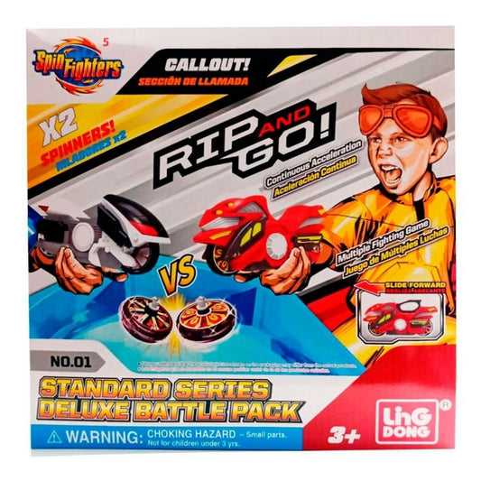Spin Fighter 5 Lanzador Rip And Go Deluxe Battle Pack Mt0109