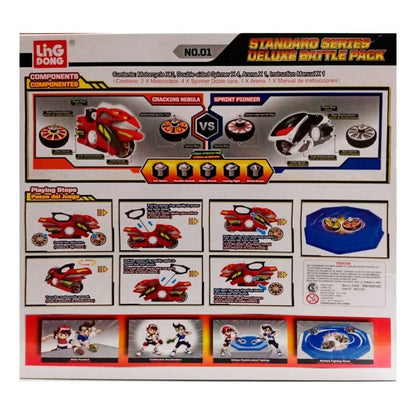 Spin Fighter 5 Lanzador Rip And Go Deluxe Battle Pack Mt0109
