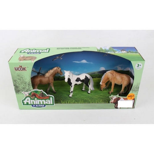 Animales De La Granja Caballos 3 Pcs 1708088E.normal
