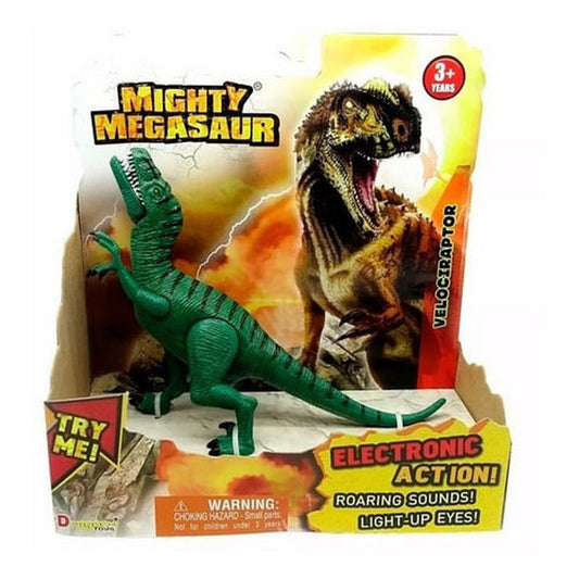Mighty Megasaur Velociraptor  C/luz Y Sonido 16896