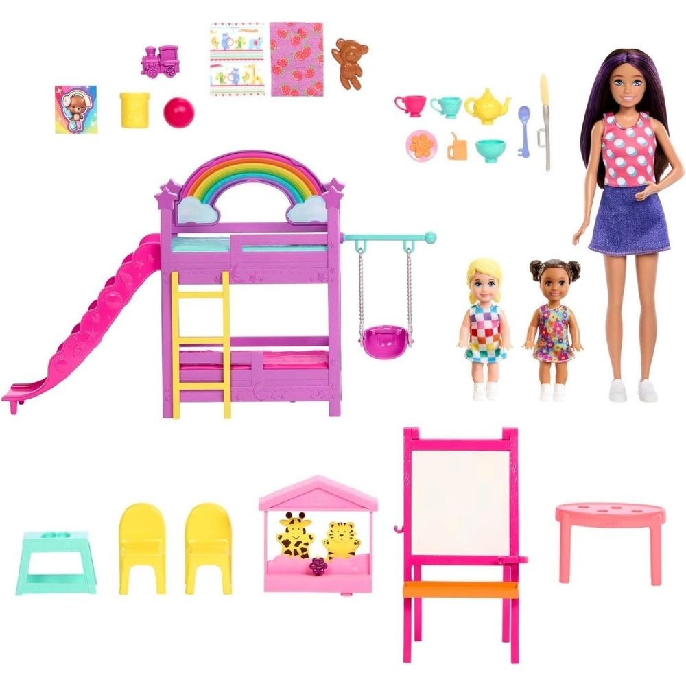 Barbie Muñeca Skipper Primer Empleo Guarderia Hnd18