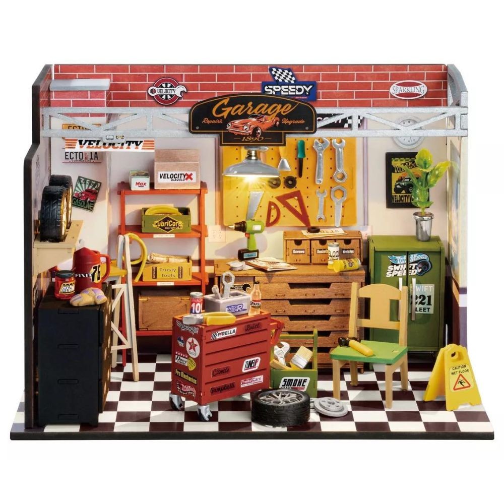 Robotime Puzzle 3d Garage Workshop Dg165 Rolife