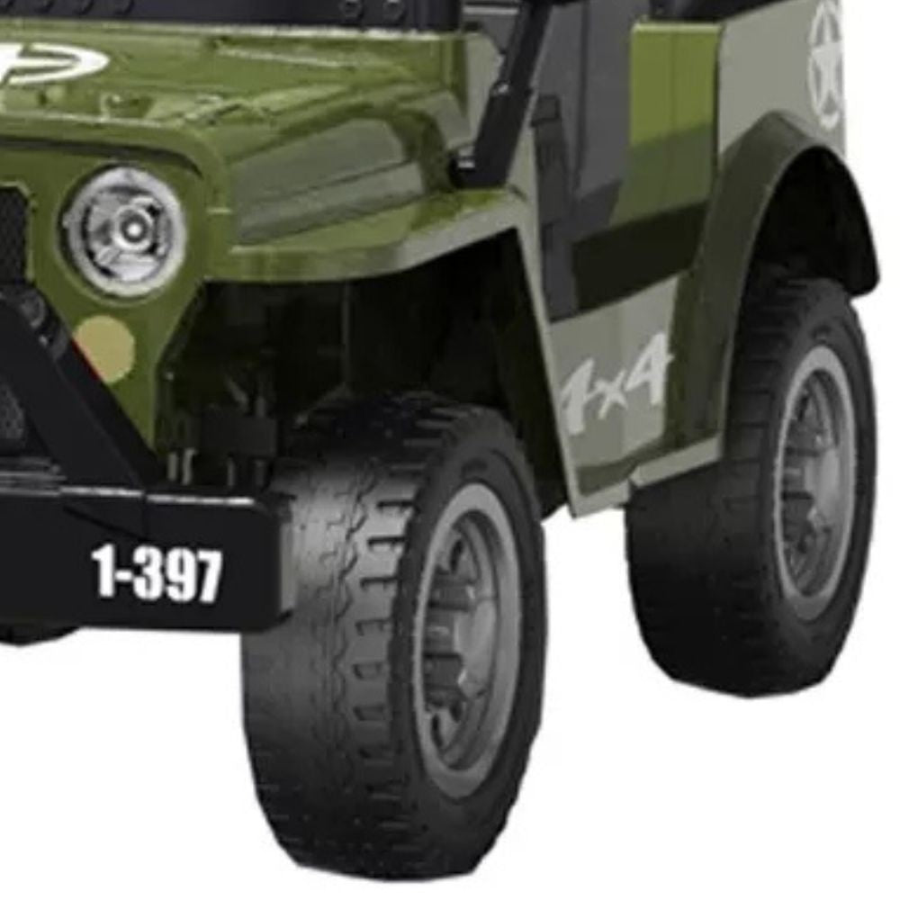 Auto Jeep A Batería Verde Cn-shh8001