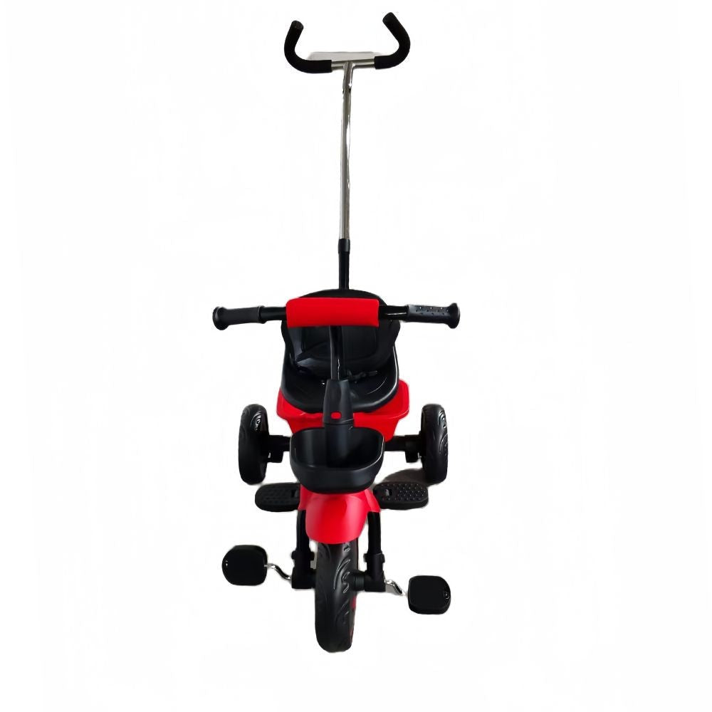 Triciclo Con Manija Jy-t03 Negro Y Rojo