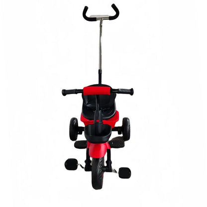 Triciclo Con Manija Jy-t03 Negro Y Rojo