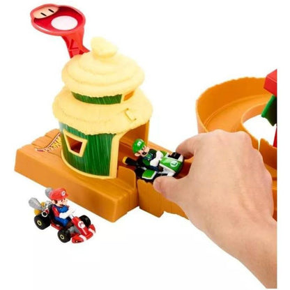 Hotwheels Pista Mario Bros Carrera En La Selva Hmk49 Mattel