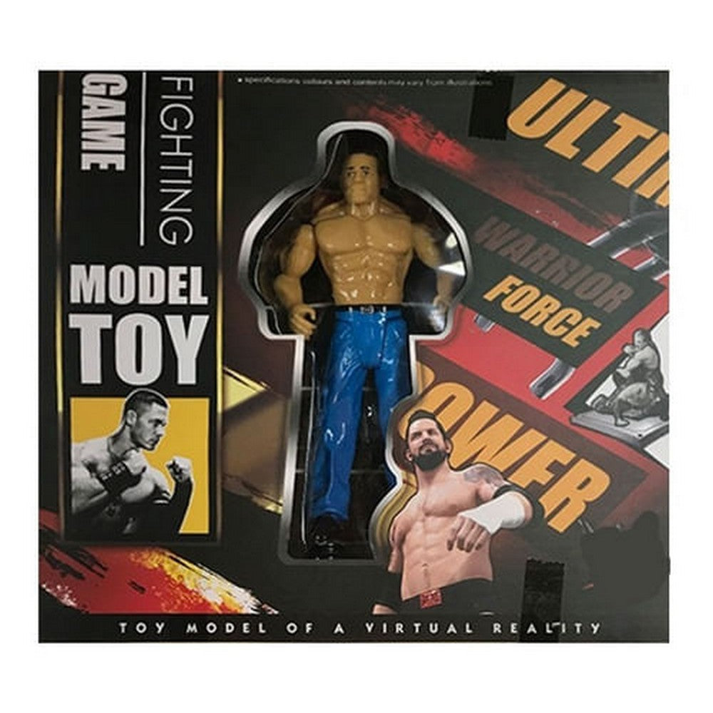 Cuadrilátero Con Luchadores Y Accesorios 1861169