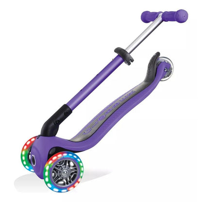 Globber Monopatin Junior Plegable Y C/luces Violeta 437-103