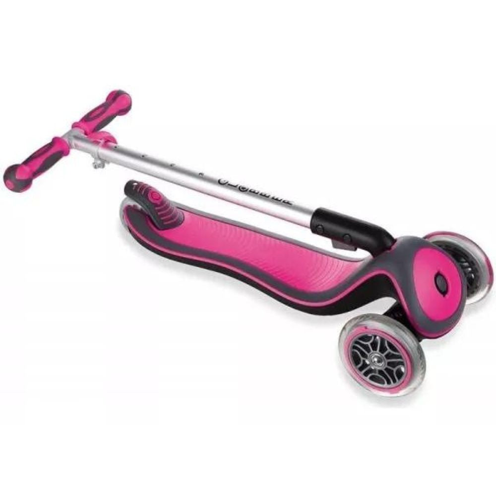 Patineta Globber Elite Con Luces Rosada Color Rosa